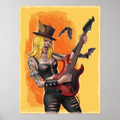 Rock Star Girl Poster (Voorkant)