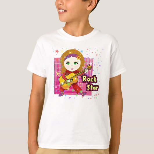 Rock Star Girl T-shirt (Voorkant)
