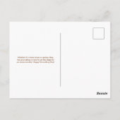 Rock Star Groundhog Briefkaart (Achterkant)