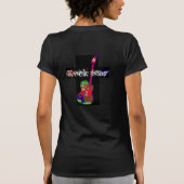 "Rock Star Guitar - Canadian Diva" T-Shirt (Achterkant)