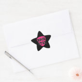 Rock Star Guitar Pick Ster Sticker (Envelop)
