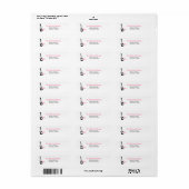 ROCK STAR GUITAR PRINTABLE ADRESETIKETTEN ETIKET (Full Sheet)