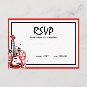 Rock Star Guitar Red RSVP