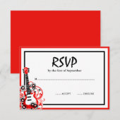 Rock Star Guitar Red RSVP (Voorkant / Achterkant)