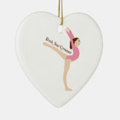 Rock Star Gymnast Keramisch Ornament (Rechts)