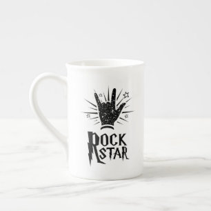 Rock Star Hand Symbol Porselein Kop
