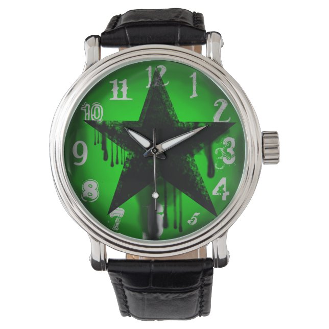 Rock Star-horloge Horloge (Voorkant)