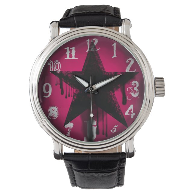 Rock Star-horloge Horloge (Voorkant)