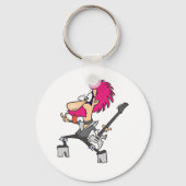 Rock Star Impersonator Rocker Musician Sleutelhang Sleutelhanger (Voorkant)