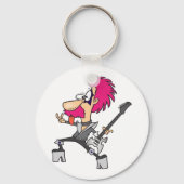 Rock Star Impersonator Rocker Musician Sleutelhang Sleutelhanger (Achterkant)