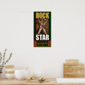 ROCK STAR INDICA SATIVA POSTER (Keuken)