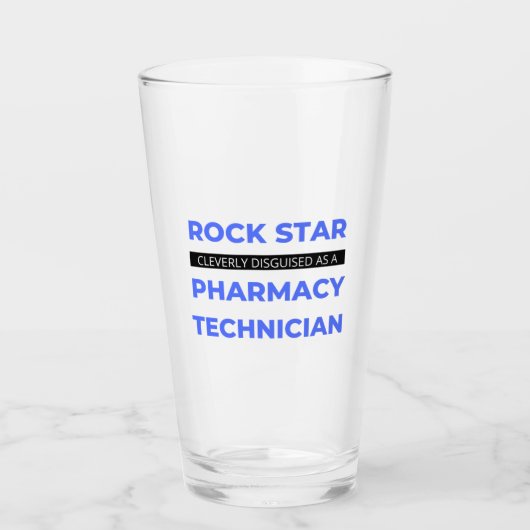 Rock Star is een farmacie-techniek 2 Glas (Voorkant)