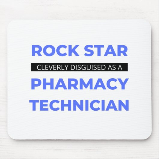 Rock Star is een farmacie-techniek 2 Muismat (Voorkant)