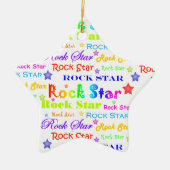 Rock Star Keramisch Ornament (Voorkant)