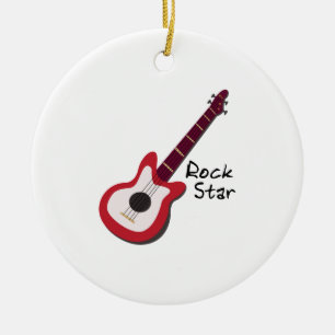 Rock Star Keramisch Ornament