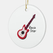 Rock Star Keramisch Ornament (Links)