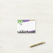 Rock star kudos werknemersherkenning na de overnam post-it® notes (Op bureau)