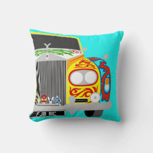 Rock star Lennon's psychedelic limousine car Kussen