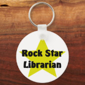 Rock Star Librarian Sleutelhanger (Voorkant)
