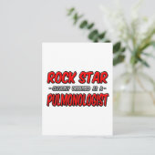 Rock Star .. longarts Briefkaart (Staand voorkant)