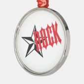 Rock Star Metalen Ornament (Links)