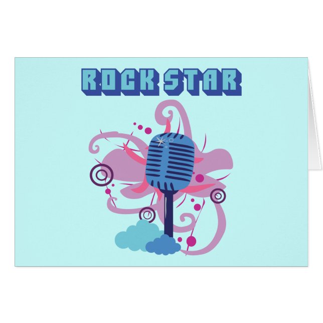 Rock Star Microphone (Voorkant Horizontaal)