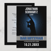 Rock Star Mitzvah in Black Silver Blue Kaart (Voorkant / Achterkant)
