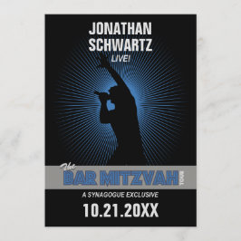 Rock Star Mitzvah in Black Silver Blue Kaart