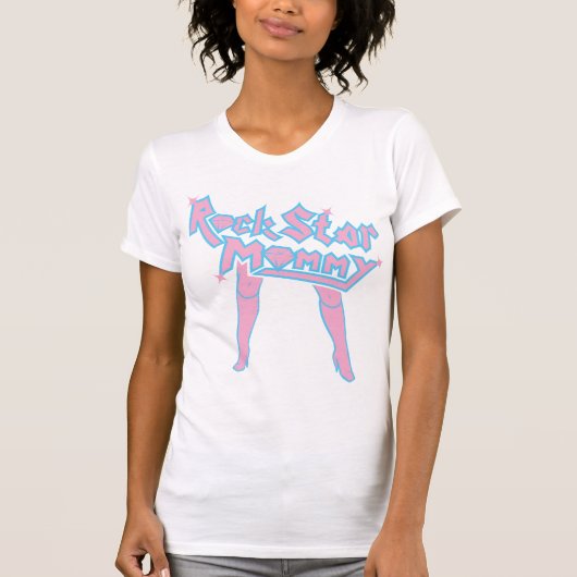 Rock Star MMama T-shirt (Voorkant)