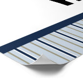 Rock Star Monkey Birthday Party Baby shower Banner Poster (Hoek)