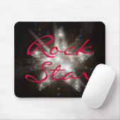 Rock Star Mousepad Muismat (Met muis)