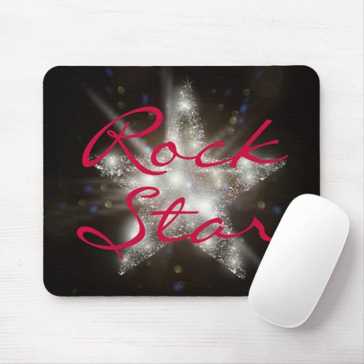 Rock Star Mousepad Muismat (Met muis)
