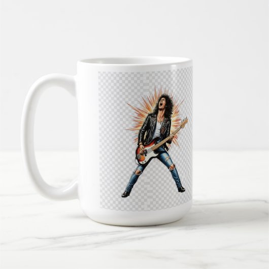 Rock star mug koffiemok (Links)