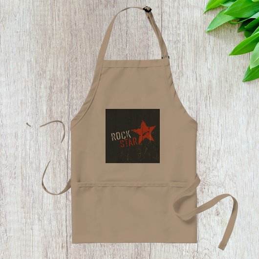 Rock Star Music Apron Standaard Schort