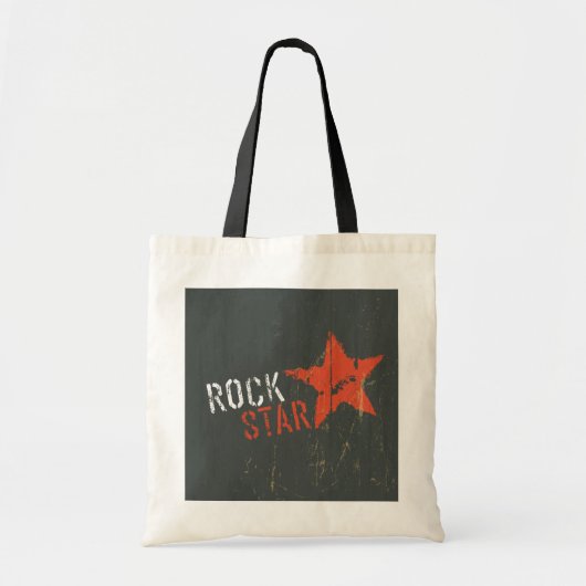Rock Star Music Canvas tas (Voorkant)