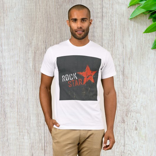 Rock Star Music Mannen T-Shirt