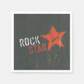 Rock Star Music Paper Napkins Servet (Voorkant)