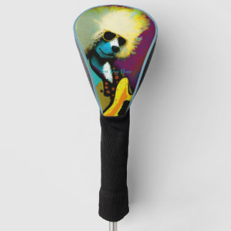 Rock Star muzikant - Poodle Dog 006 Golfheadcover