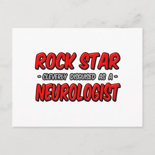 Rock Star...Neuroloog Briefkaart