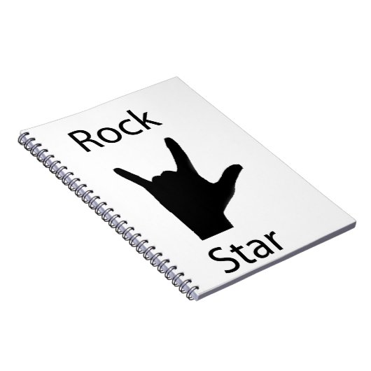 Rock star notitieboek (Rechterzijde)