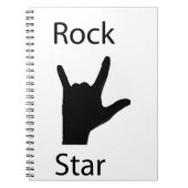 Rock star notitieboek (Voorkant)