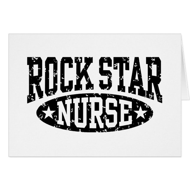 Rock Star Nurse (Voorkant Horizontaal)