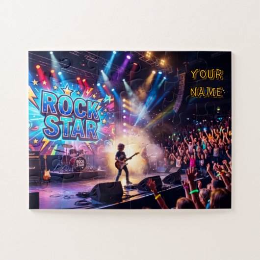 Rock Star Over Groot Puzzel (Horizontaal)