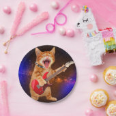 Rock star papieren bordje (Feest)