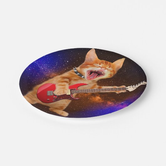 Rock star papieren bordje (Gekanteld)