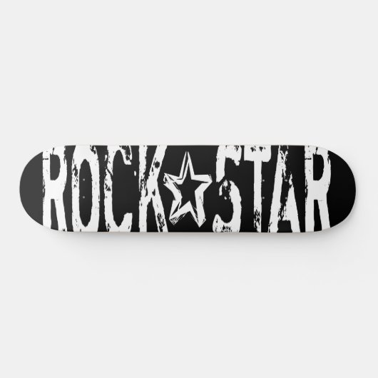 Rock Star Persoonlijk Skateboard (Horizontaal)