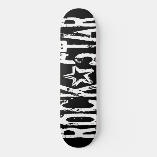 Rock Star Persoonlijk Skateboard (Voorkant)