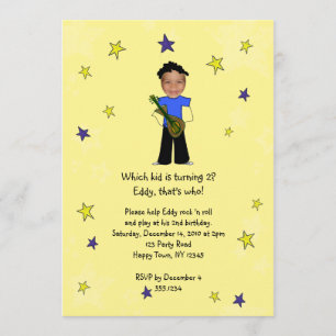 Rock Star Photo Impose BOY Kaart