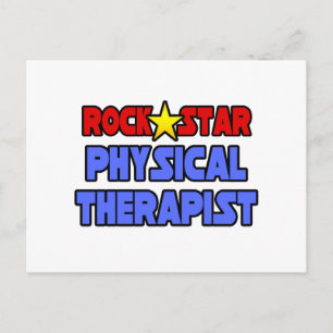 Rock Star Physical Therapist Briefkaart