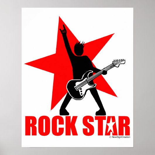 Rock Star Poster (Voorkant)